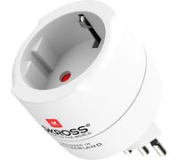 Adaptateur de voyage Europe vers Suisse/Italie/Brésil avec mise à la terre