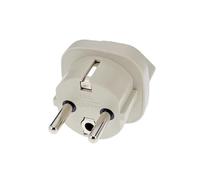 Adaptateur de voyage for prise européenne, France, Italie, Brésil, Suisse vers prise européenne, 10 A, 250 V