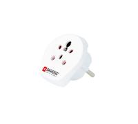 Adaptateur de Voyage Inde / Israël / Danemark vers Europe 16A Blanc