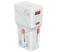 Adaptateur de voyage international 4smarts Nomad Pocket 25 W | ✅ Livraison gratuite à partir de 100 €