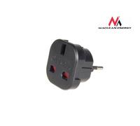 Adaptateur de Voyage - MACLEAN - MCE72 - Prises UK vers EU - 10/16A - 240V - Noir