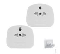 Adaptateur de Voyage Multiprise, 2 Pièces Adaptateur de Fiche, Convertisseur avec Fusible 13A pour Appareils Photo Ordinateurs Portables Téléphones Singapour Vietnam