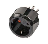 Adaptateur de Voyage Prise Europe vers Suisse IP20 10A Noir
