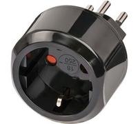 Brennenstuhl 1508642 Adaptateur électrique de voyage : 10,0 A, 250 V (Noir)