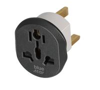 Adaptateur de Voyage Prise UK Type G 13A Connexion Sécurisée Blanc