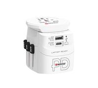 Adaptateur de Voyage Pro Light 45W USB et USB-C Power Delivery Universel Blanc