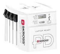 Skross Adaptateur universel MUV AC45PD – USB‑C et 1×USB‑A 45W, câble Type‑C 160 cm
