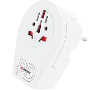 Skross Adaptateur de voyage World to Europe USB C20PD – Schuko, USB‑C 3A chargeur rapide