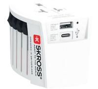 Adaptateur de voyage SKROSS universel +1 USB AC
