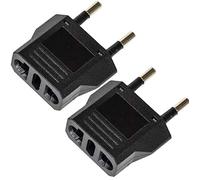 Adaptateur de Voyage - TECH - TD™ - Noir - 2 pièces - 5A norme CE RoHS