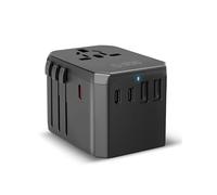 Adaptateur de voyage UE, Royaume-Uni, États-Unis, Australie, USB-C, USB-A, GaN 7