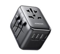 Adaptateur de voyage universel 17 W EU/US/UK/JP/AU/CN - Adaptateur de prise noir pour différents pays