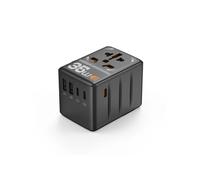 Adaptateur de voyage universel TESSAN 35W GaN avec charge rapide USB C, adaptateur de prise international pour prise UE/UK/USA/AUS