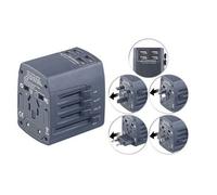 : Adaptateur de voyage universel avec 4 ports USB 5 A / 25 W