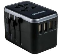 Adaptateur De Voyage Universel Avec USB, 61W, 3x USB A, 2x USB C - 49546