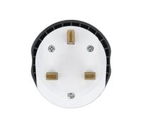 Adaptateur de voyage universel Bluestar en blanc Prise UK type G 13A
