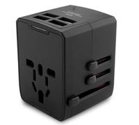 Adaptateur de voyage universel BuyWeek Adaptateur de voyage mondial avec 4 USB/TYPE-C et 1 prise secteur Prise de voyage internationale Adaptateur de voyage tout-en-un for les États-Unis, le Royaume-U