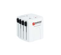 Adaptateur de Voyage Universel Compact MUV Micro Skross Blanc Blanc G