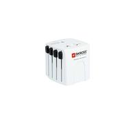 Adaptateur de Voyage Universel Compact MUV Micro Blanc