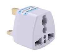 Adaptateur De Voyage Universel, d'alimentation Internationale Portable | pour Chargeur avec Prise 3 Broches pour Électriques, Brosses À Dents Ou Épilateurs du Royaume-Uni pour V