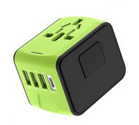 Adaptateur de voyage universel mondial, convertisseur de prise et de fiche tout-en-un