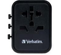 Verbatim 49543 adaptateur prise d'alimentation Universel Noir