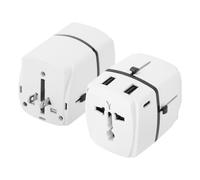 Adaptateur de Voyage USA Europe UK Australie 2x USB 2x USB C 20W Akashi Blanc