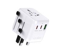 Adaptateur de voyage USB-C/USB-A (UE/Royaume-Uni/États-Unis/Australie/Japon) - B