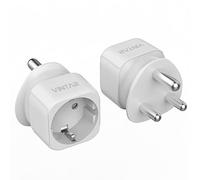 Adaptateur de voyage VINTAR 1PC sud-africain Allemagne/UE vers Afrique du Sud Mozambique, Bhoutan, adaptateur de voyage de type M, approuvé CE
