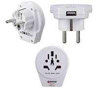 Adaptateur de Voyage World to Europe USB pour appareils à 2 et 3 Broches, 1 Port USB