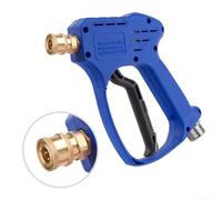 Adaptateur d'eau pour nettoyeur haute pression M22-14 mm pour lavage de voiture - Raccord ABS robuste avec grand débit d'eau, montage facile pour accessoires de nettoyage, bleu