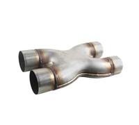 Adaptateur D'échappement À Quatre Voies En Acier Inoxydable En Forme De X 2,5 À 3 Pouces Embout Échappement