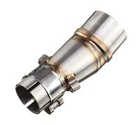 Adaptateur d'échappement de lien de lien de silencieux de tuyau moyen d'échappement de moto de Riloer pour Kaw-as-aki Z250 ni-nja 250 300