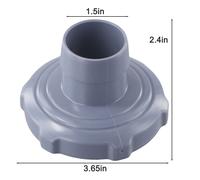 Adaptateur d'écumoire de piscine pratique pour une expérience de natation prop