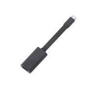 Adaptateur DELL SA124-BK USB Type-C vers HDMI 2.1 (4K/144Hz, 8K/60Hz), HDCP 1.4/2.3, DisplayPort Alternate Mode, compatible Windows 10/11, noir