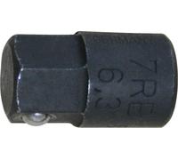 Adaptateur d'embouts Gedore 1/4" 6 pans, 10 mm pour 7 R / 7 UR 7 RB-6,3