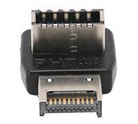 Adaptateur D'en-t¨ºte de Type E, Carte M¨¨re PC USB3.1 10G Convertisseur de Coude de Direction ¨¤ 90 Degr¨¦s, Convertisseur D'en-t¨ºte de Carte M¨¨re Interne ¨¤ Angle Droit de Type E (PH74A)