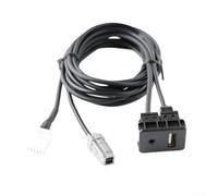Adaptateur d'entrée audio AUX + USB pour Lexus et Toyota, kit de mise à niveau pour système de navigation Denso, câble de 150 cm, matériau ABS Noir