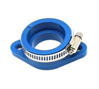 Adaptateur d'entrée en caoutchouc conçu pour s'adapter aux carburateurs PWK de 21 mm, 30 mm, 32 mm, 34 mm, 40 mm sur motocross et vélos (40 mm, bleu)