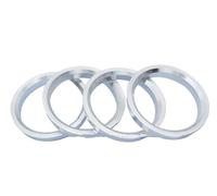 Adaptateur D'entretoise 4 Pièces 54.1/56.1/56.6/57.1/60.1/63.4/64.1/65.1/66.1/66.6/67.1 Anneaux Centraux Moyeu D'espacement Roue Voiture Elargisseurs de voie avec boulons(57.1-66.1)