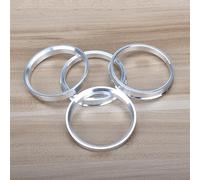 Adaptateur D'entretoise 4 Pièces 65.1-56.1 65.1-69.1 62.1-601 83-70 70.3-57.1 70.1-54.1 Anneaux Centrés Sur Le Moyeu Anneaux De Moyeu Elargisseurs de voie avec boulons(5.1-56.1mm)