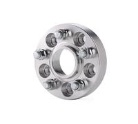 Adaptateur d'entretoise de roue voiture en aluminium PCD 5x114.3 CB 60.1mm, 1 pièce, pour Suzuki SX4 entretoises boulonnées(Argent,1PC 25mm)