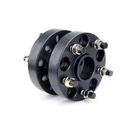 Adaptateur D'entretoise Roue 2 Pièces 5 Cosses Combinaison Pour Land Pour Rover Pour Defender Pour Discovery PCD 5x165.1 CB 113.1mm M16xP1.5 Élargisseurs Voie Aluminium(60mm Black)