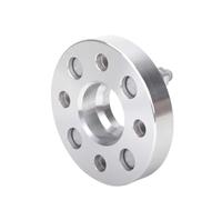 Adaptateur d'entretoise roue 4 écrous pour VW pour Jetta M12 x 1,5, 2 pièces, PCD 4 x 100, CB 57,1 mm d'épaisseur, 20-50 mm Entretoises Roue Voiture(2PCS 20mm Silver)