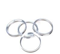 Adaptateur D'entretoise Roue 57,1-66,5 66,6-72,56 72,56-74,1 66,6-74,1 58,1-63,4 58,1-65,1 Mm 4 Pièces/ensemble Moyeu En Aluminium Anneaux Centraux Roue(58.1-63.4mm)