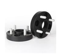 Adaptateur d'entretoises roue Adaptateur d'entretoise de roue PCD 4x100 ID = OD 54.1mm, 2 pièces, 15/20/25/30/35mm, pour Suzuki Alto/Swift/Alivio/Every/Ciaz/Spacia M12x1.25(2PCS 25mm Black)