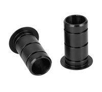 Adaptateur d'épaule Antérieur de 15 Mm à 12 Mm, Moyeu de Vélo Robuste à Travers l'Adaptateur d'épaule pour Le Vélo (Black)