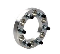 Adaptateur d'espacement de roue en aluminium forgé, 2 pièces 30/35/38/50mm PCD 6x139.7 CB 100mm, 6 cosses Compatible Pour voiture universelle M12XP1.25(2PCS 30mm Silver)