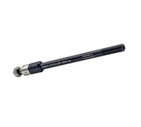 Adaptateur d'essieu traversant de remorque de vélo M12 x 10/15/175 160-178 mm pour conversion d'essieu traversant arrière, alliage d'aluminium en acier inoxydable 304, noir pour cyclisme (M12 x P1,0