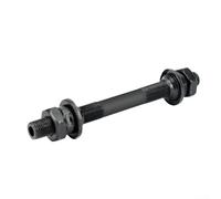 Adaptateur d'essieu traversant de vélo 9 mm, kit de conversion QR en acier au carbone, arbre creux pour vélo de route, roue avant et arrière 108 mm 144 mm (avant)